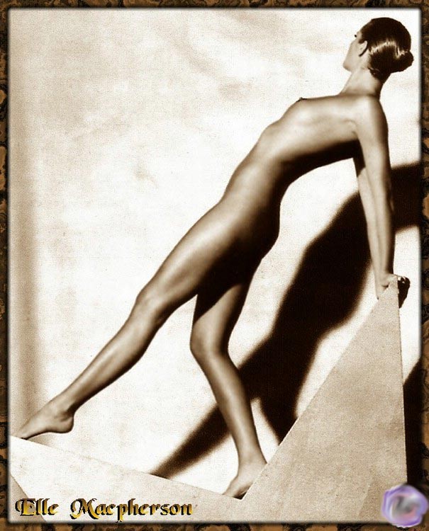 Elle MacPherson naked pair of best supermodel tits #75392583