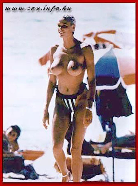 Brigitte Nielsen showing her huge boobs #75445232