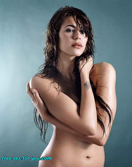 Karima Adebibe posing in topless and very sexy like Lara Croft #75434411