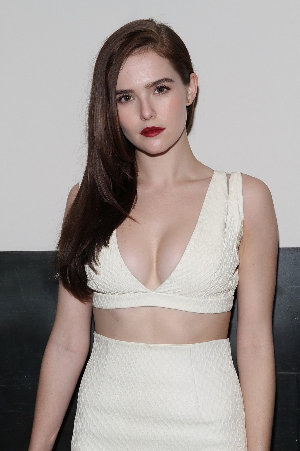 Zoey deutch cleavy and leggy wearing revealing white and black outfits at the 20
 #75204932