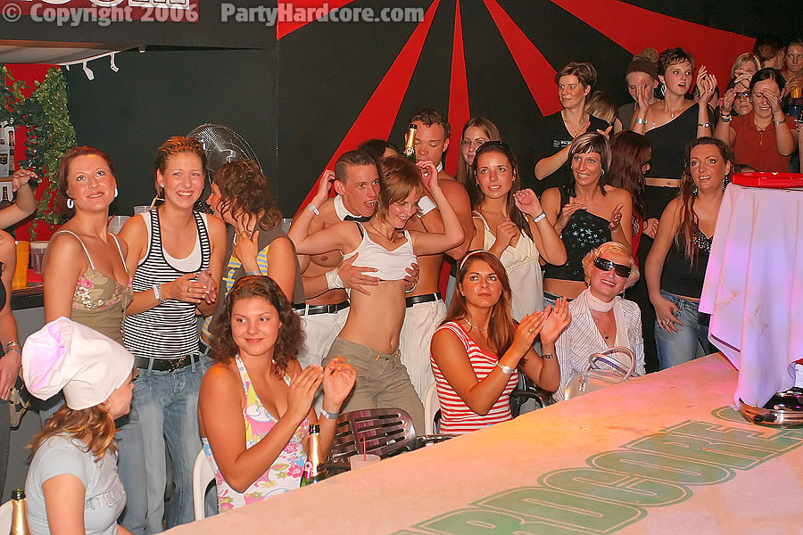 Wild party girls banging male strippers #67675507