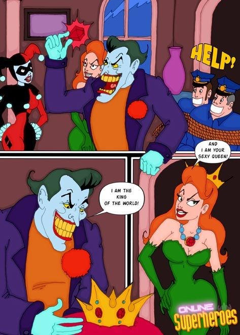 Batgirl chevauche le Joker et se fait exploser avec du sperme collant
 #69630901