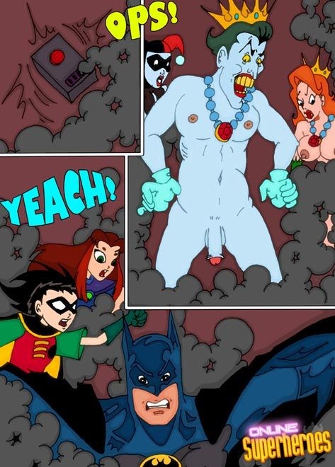 Batgirl chevauche le Joker et se fait exploser avec du sperme collant
 #69630907