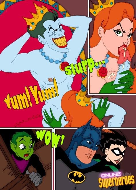 BatGirl rides Joker and gets blasted with sticky cum #69630942