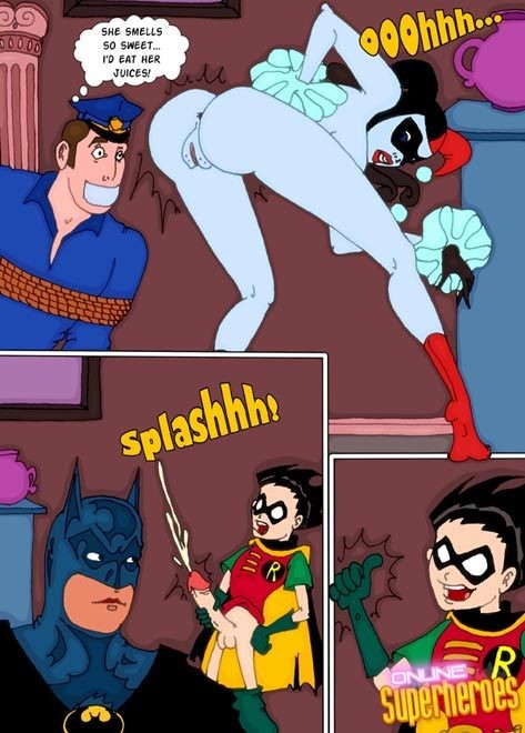 Batgirl chevauche le Joker et se fait exploser avec du sperme collant
 #69630961