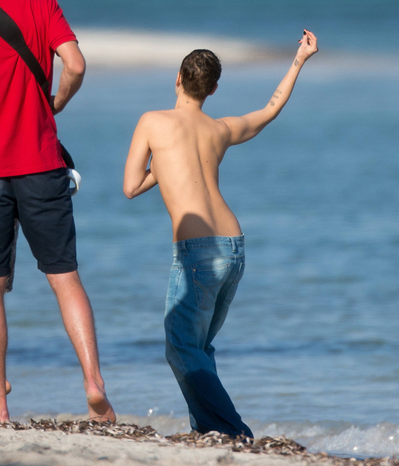 Pixie Geldof showing off her tits at the photoshoot in Miami #75247144