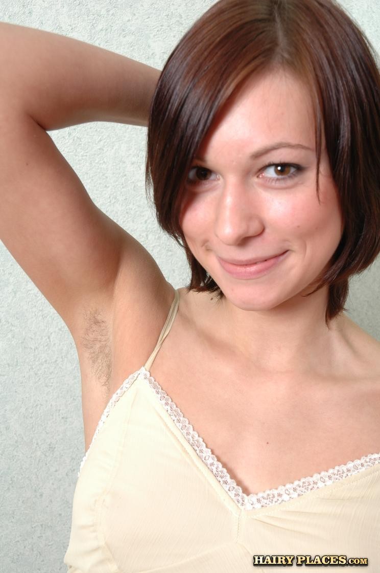 Trimmed pubis and armpits of a hottie #77299906