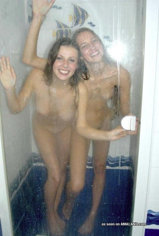 Gallery of two naked lesbians having fun in the shower #77028083