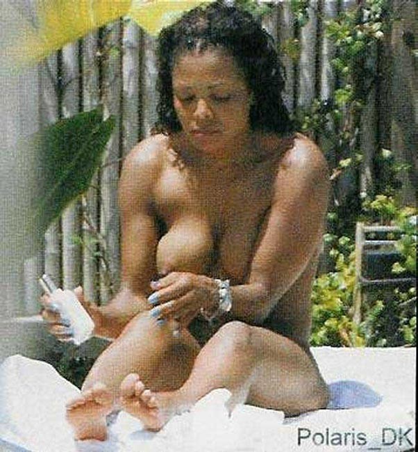 Celebrity Janet Jackson completely nude and hot tits in public #75420167