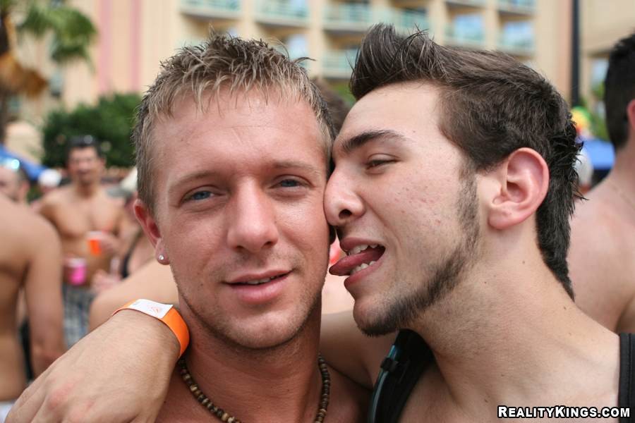 Horny gay pappi partyies on the beach in rio #76905364