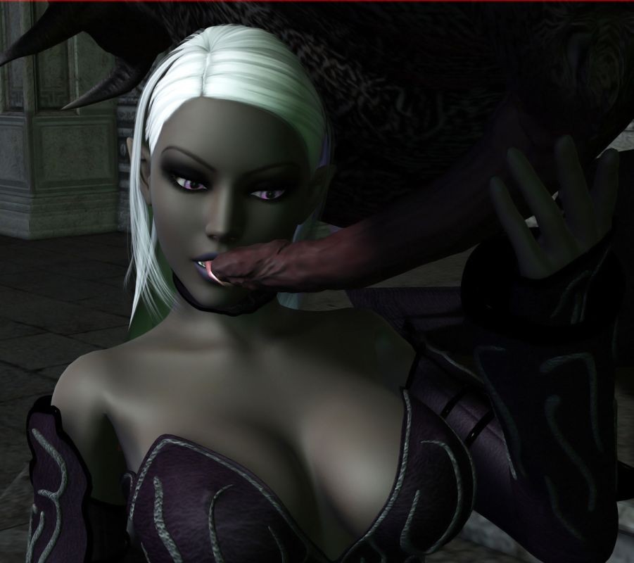 Lovely 3d teen elf knight blowing and gets fucked by a ugly creature #69503627