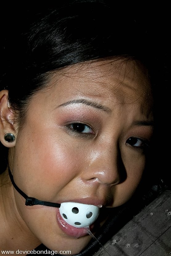Gaged jandi lin in leder strap bondage getting muschi inserted
 #69748320