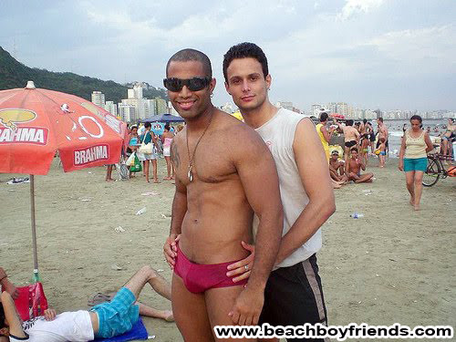 Good looking amatuer hunks on the beach having fun #76945729