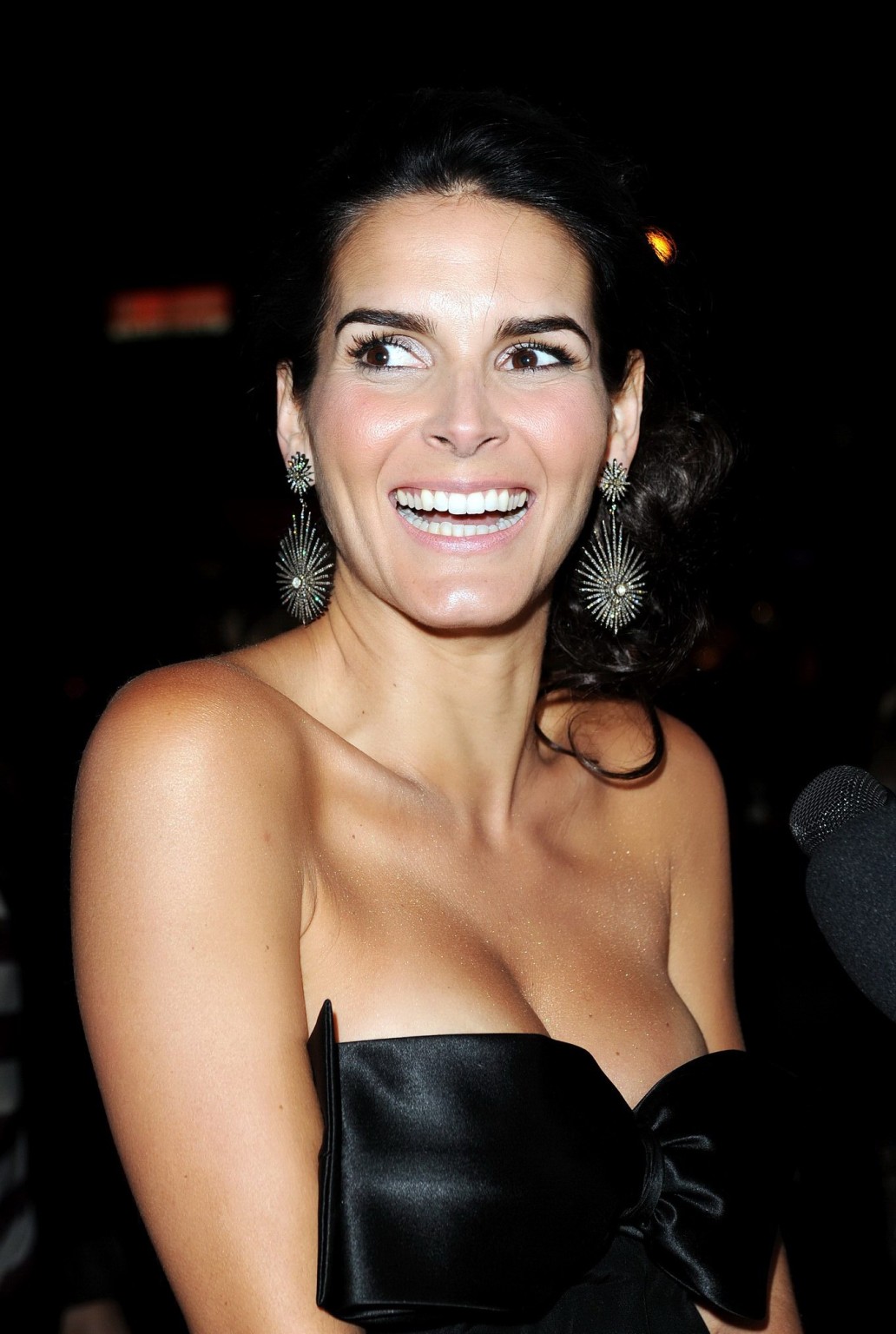 Angie Harmon busty  braless in low cut outfit at People StyleWatch 'A Night Of R #75318967