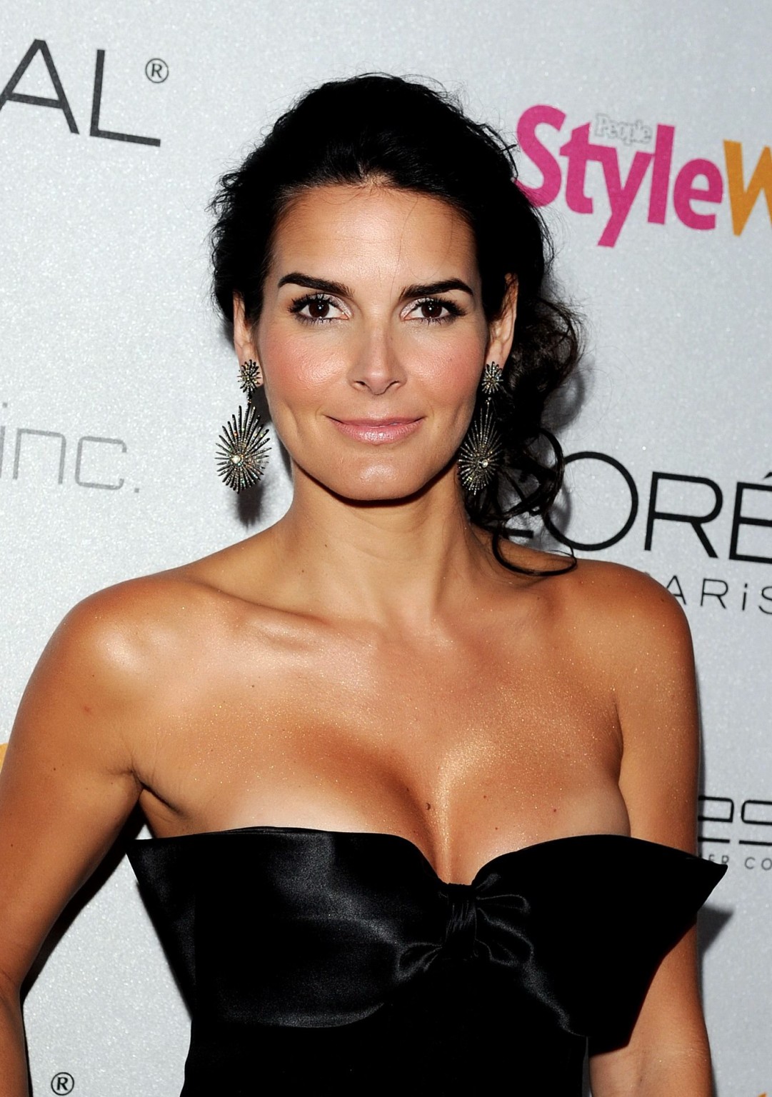 Angie Harmon busty  braless in low cut outfit at People StyleWatch 'A Night Of R #75319001