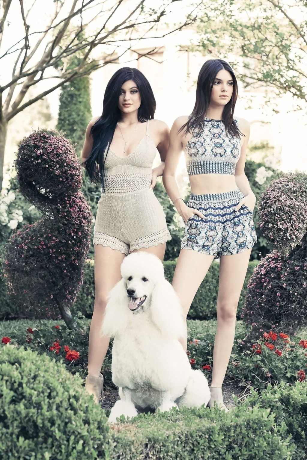 Kendall and Kylie Jenner posing in bikini and tiny outfit for their PacSun Summe #75162974