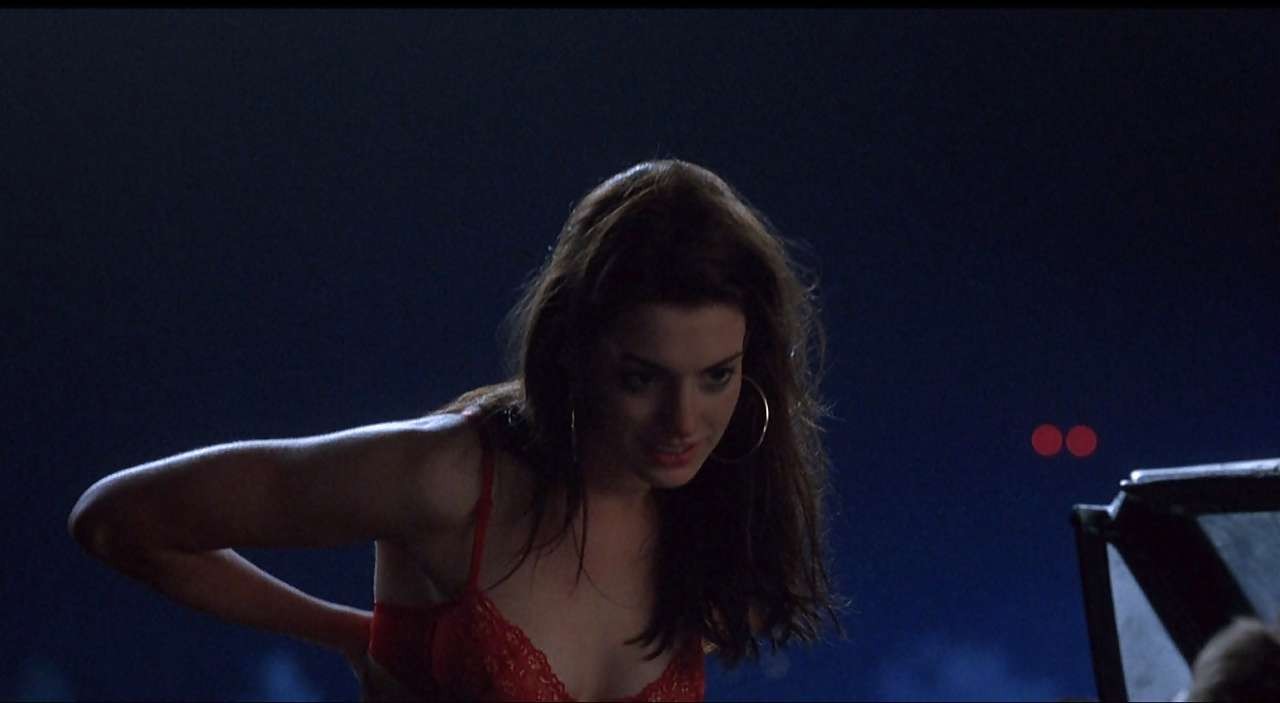Anne Hathaway exposing her boobs in movie caps and upskirt #75281670