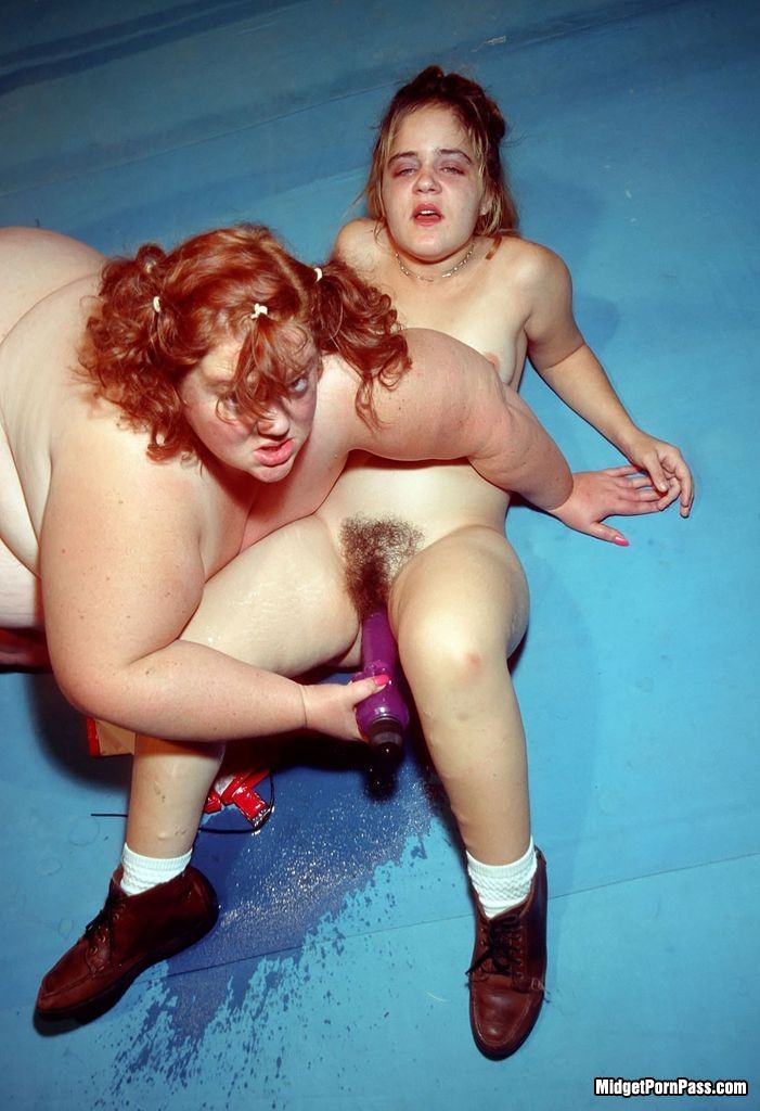 Midget girl wrestling fatty #75495998