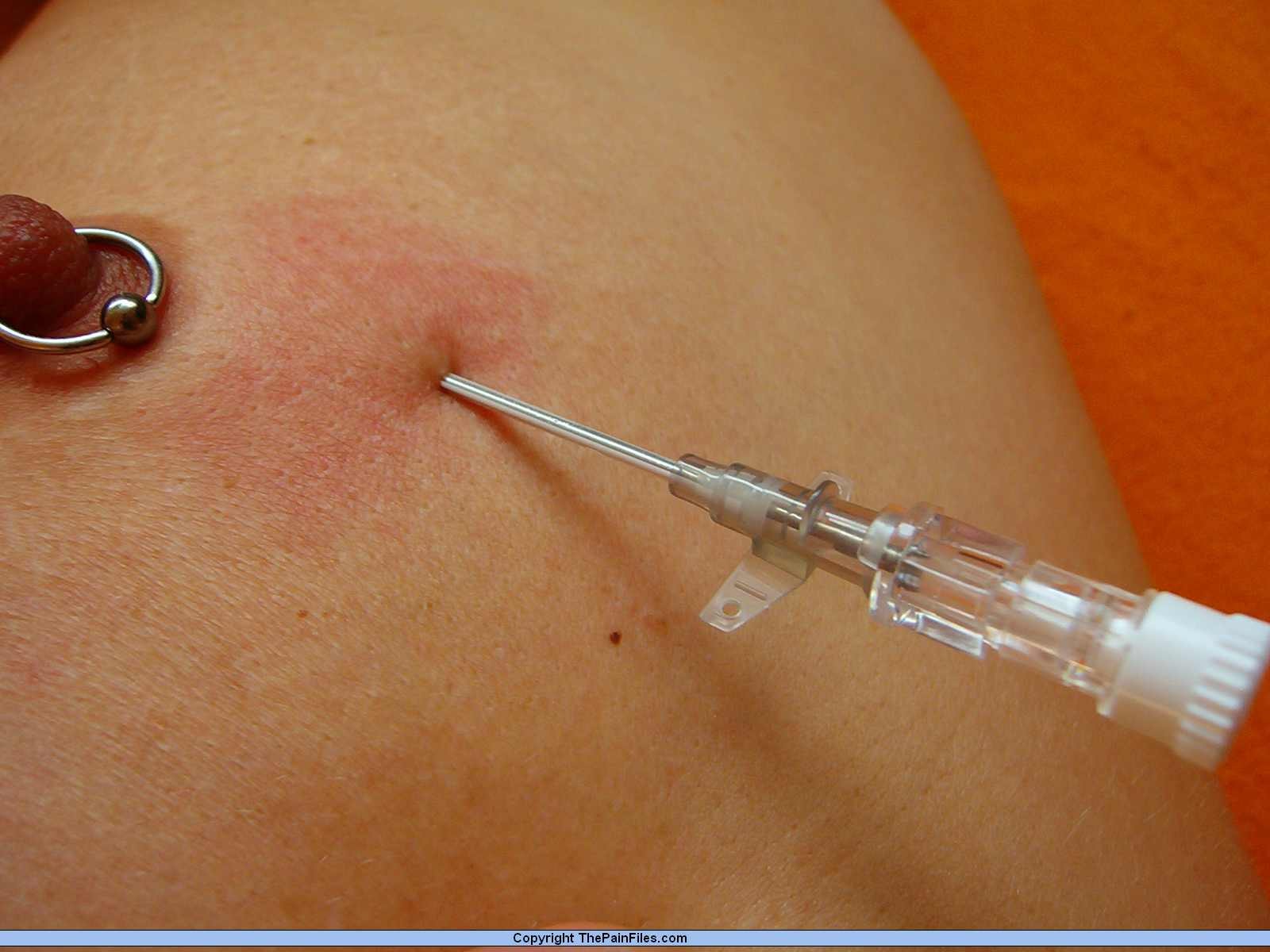 German amateur slavegirl in needle pain and extreme tit torments #72186639
