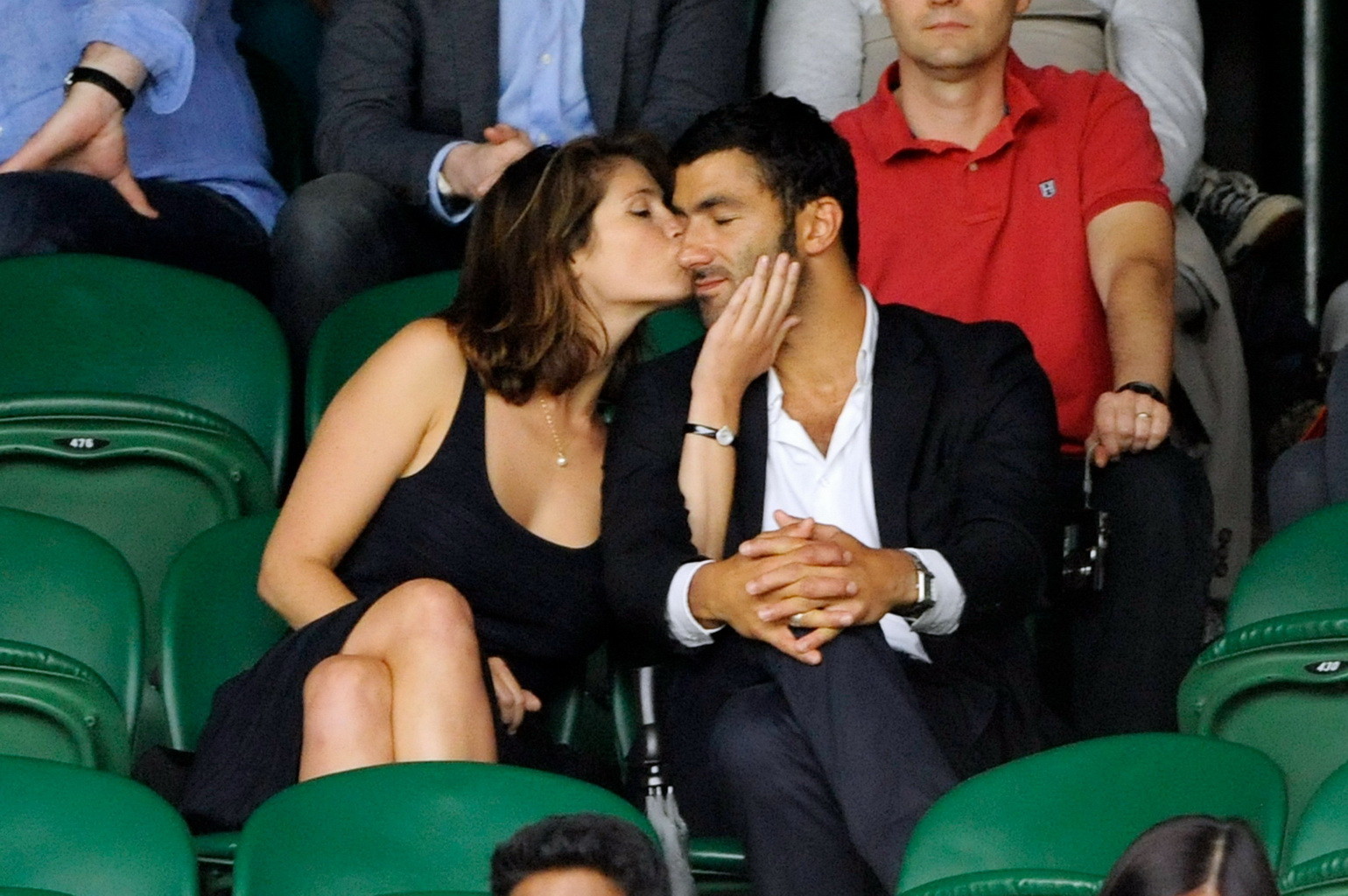 Gemma Arterton zeigt ihre großen Brüste in einem durchsichtigen Kleid in Wimbledon 
 #75192448