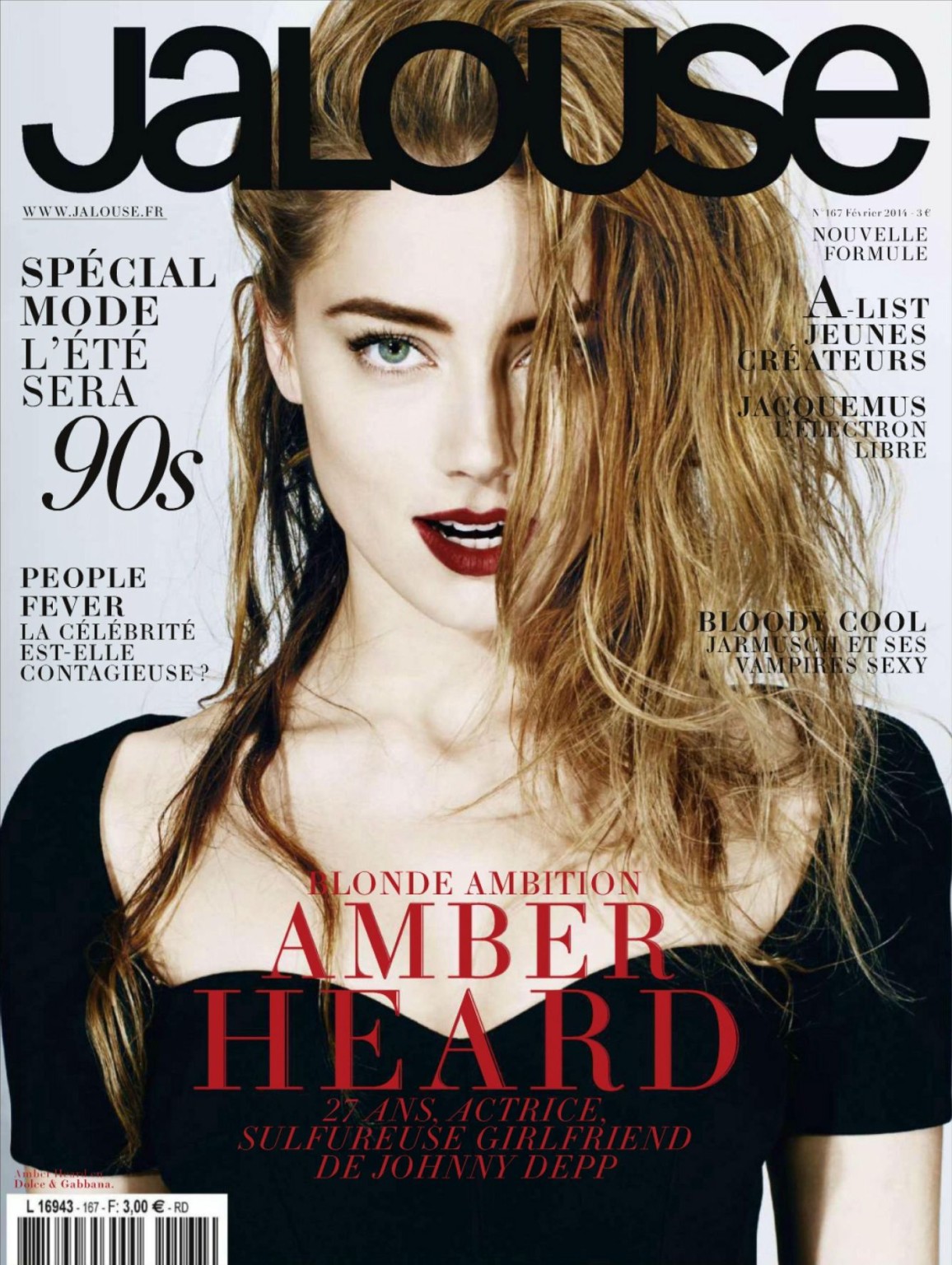 Amber Heard looking very hot in Jalouse Magazine photoshoot
