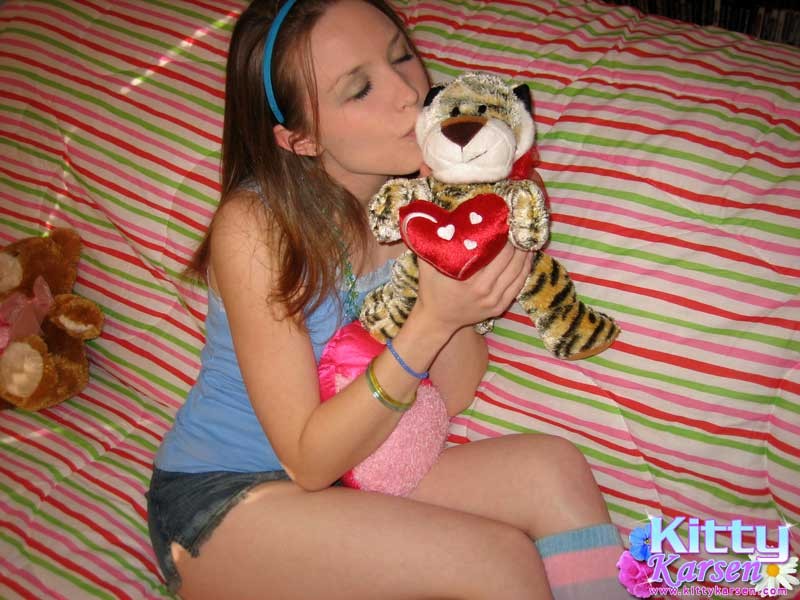 hot teen playing with her toys #79393967