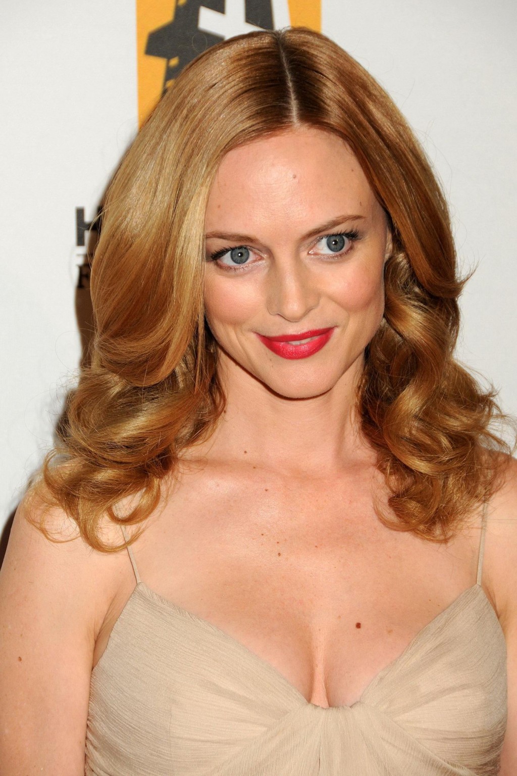 Heather Graham braless showing nice cleavage at 'Hollywood Awards' 14th Annual G #75328708