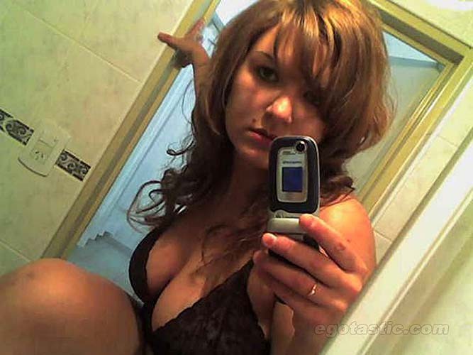 Victoria Santos posing totally nude in front of mirror on private photos #75274825