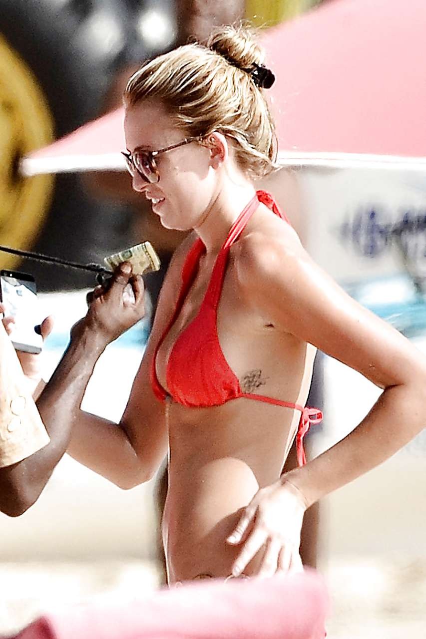 Paulina Gretzky looking sexy and hot in bikini on beach #75226866