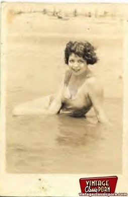 Several vintage ladies showing their good bodies outdoor #67863544