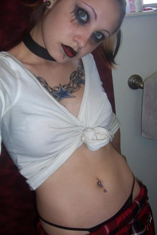 Pictures of pierced and tattooed emo bitches #75710998