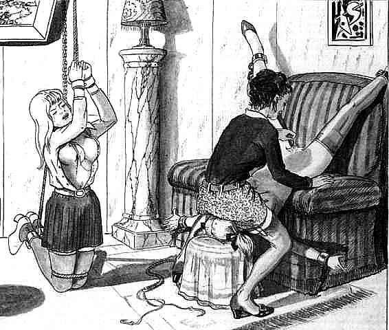 vintage painful bdsm art by demented demon #69684449