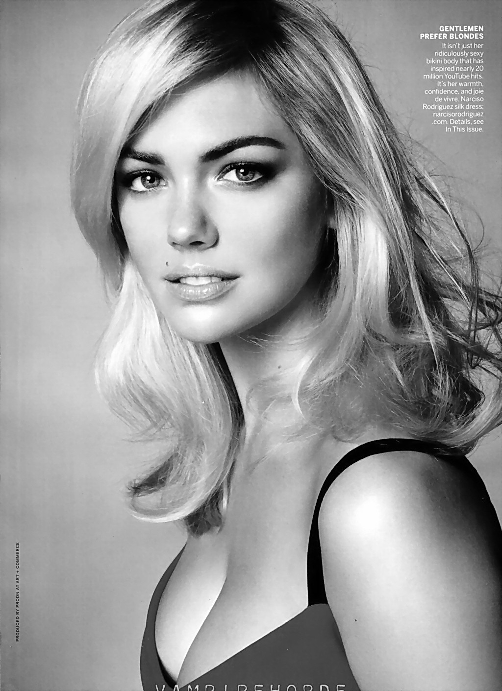 Kate Upton busting out in lingerie at Vogue magazine Italy November 2012 issue #75249380