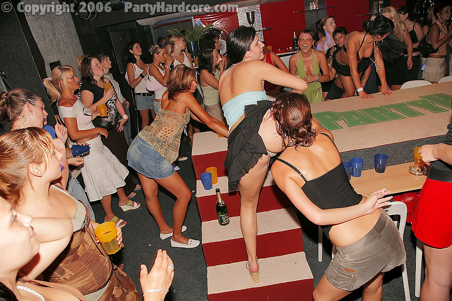 PARTY HARDCORE :: Drunken girls go insane for hot male strippers #76821858