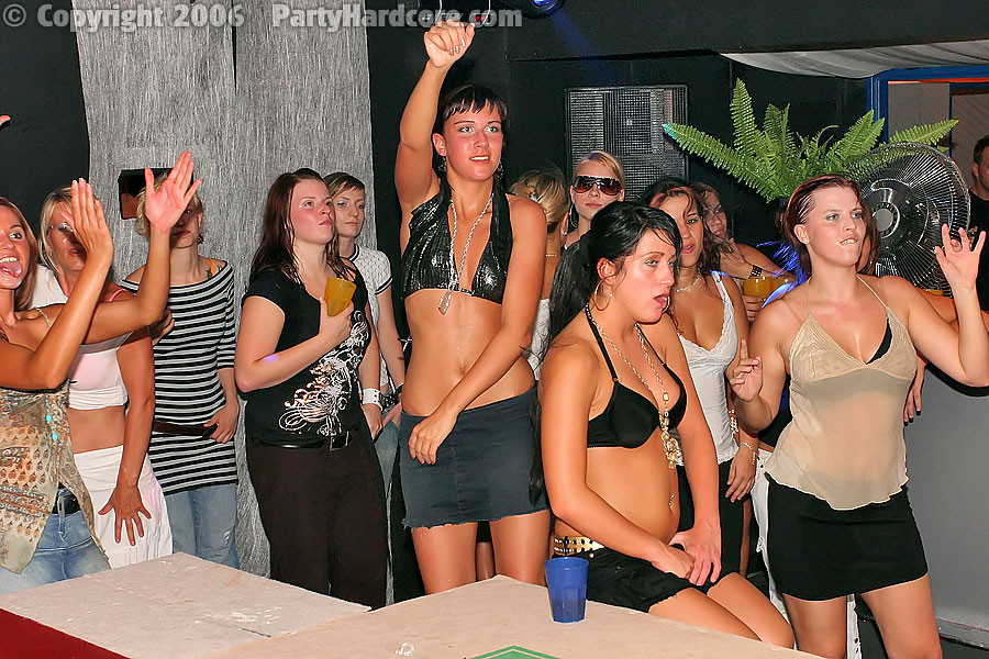 PARTY HARDCORE :: Drunken girls go insane for hot male strippers #76821892