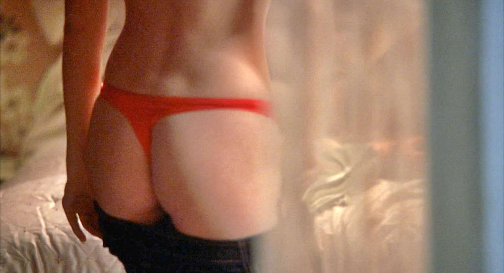 Elisha Cuthbert exposing her nice ass in red thong and in bra #75349890