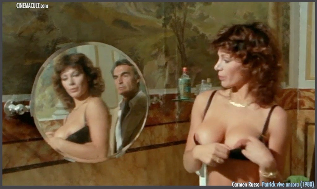 Italienische vollbusige Schauspielerin Carmen Russo nackt aus einem Vintage-Film
 #75128023