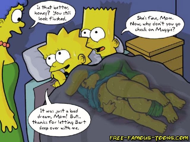 Bart Simpson seduces Lisa  Hardcore orgies with lusty Bart Simps #69341595