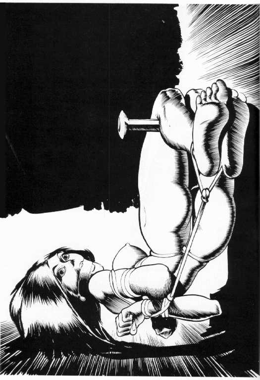 Rope Fetisch schöne riesige Brust weibliche Bondage Kunstwerke
 #69539101