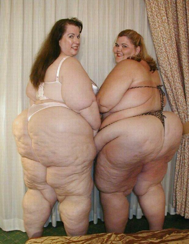 Des dames énormes montrant leurs gros culs cellulitiques
 #67323186