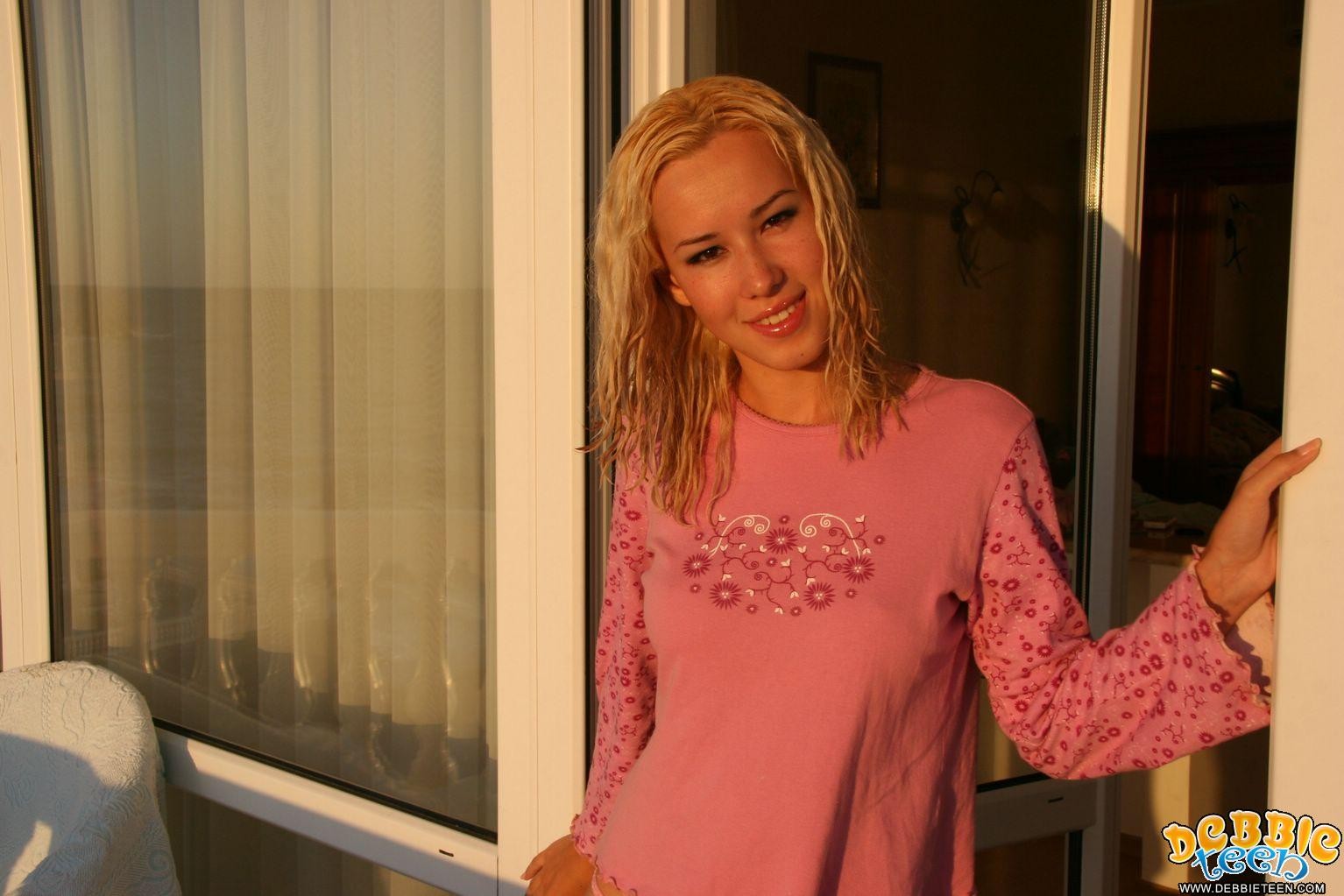 Debbie in gstring outside #74020853