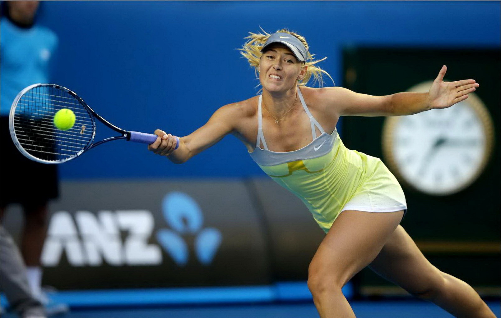 Maria Sharapova flashing her panties at the Australian Open in Melbourne #75243481
