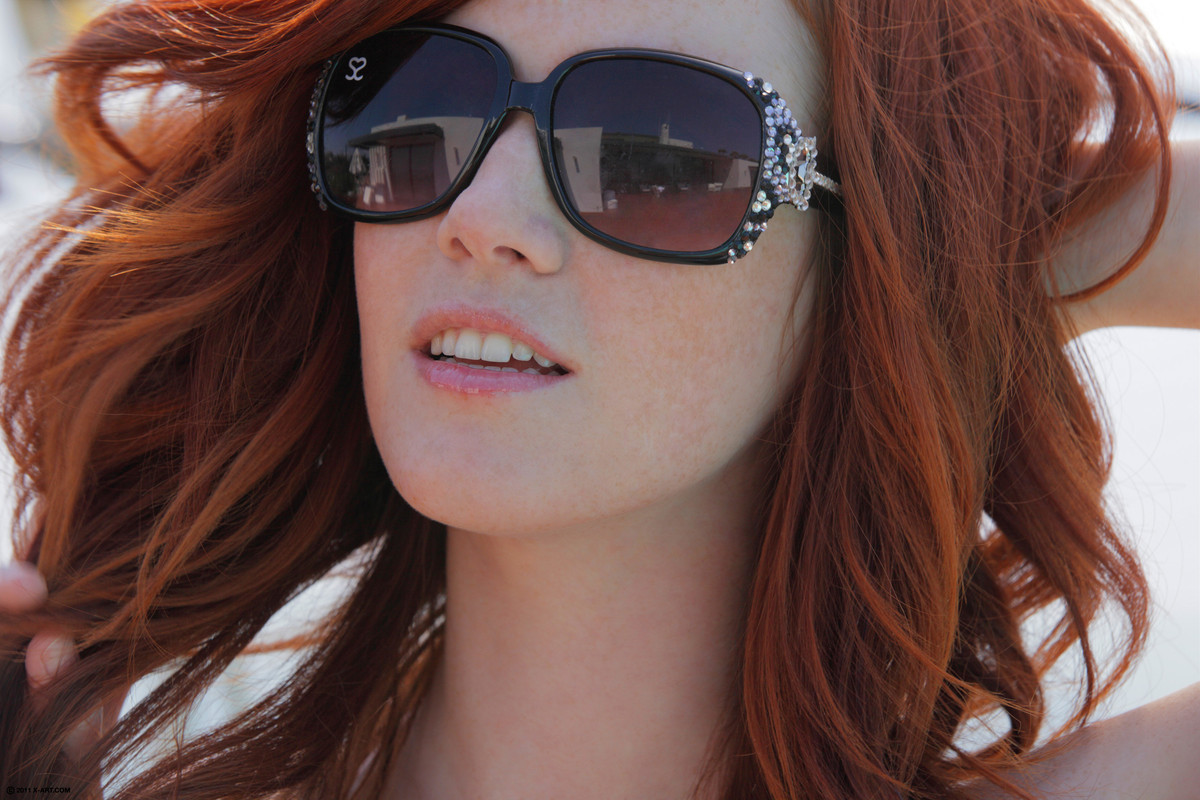 Feel the summer heat as fiery redhead Elle shows you everything in this X-Art ex #71420401