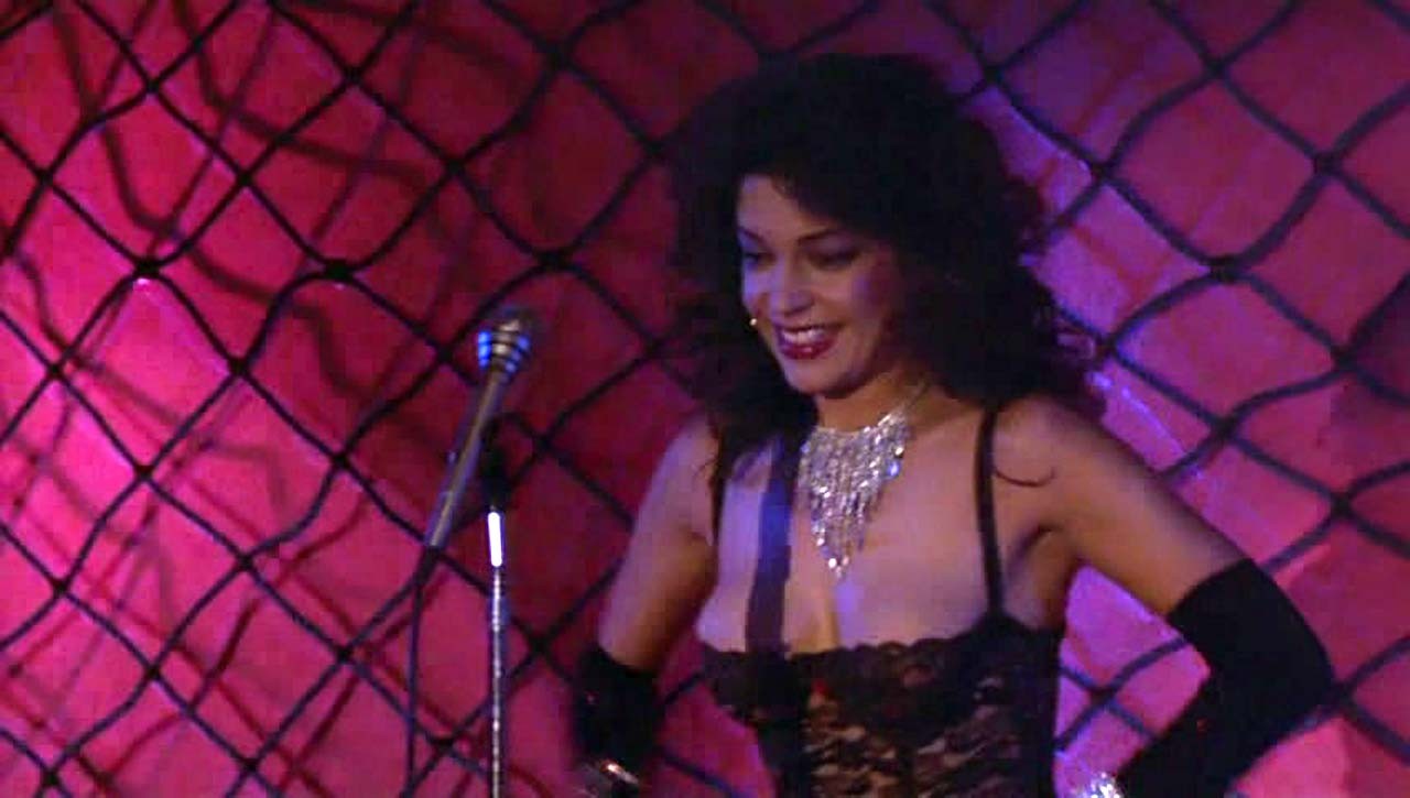 Apollonia Kotero exposing her nice big boobs and getting fucked hard from behind #75303698