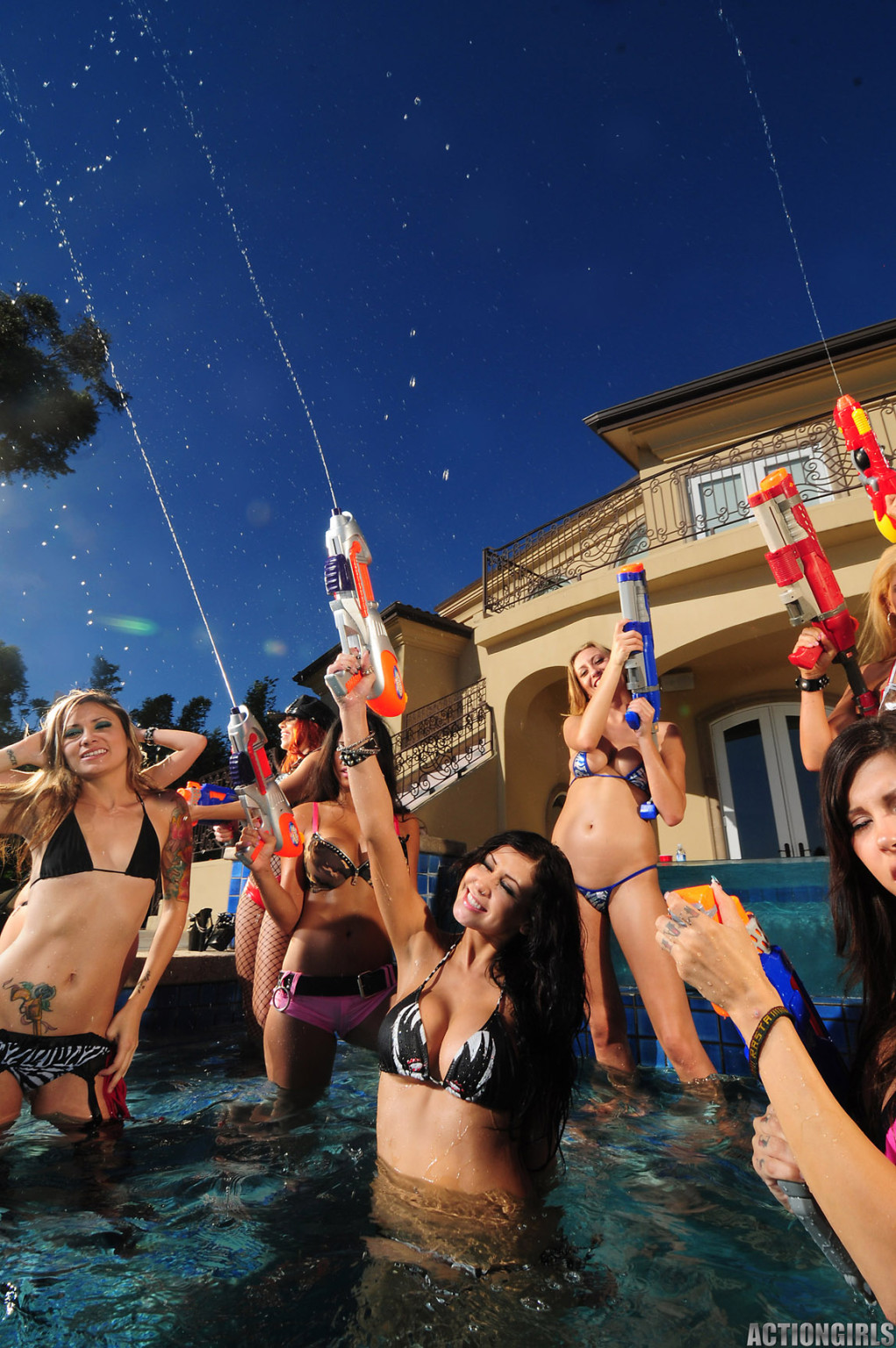 Distinctive Actiongirls H2o Gun Battle  Photographs Actiongirls.com #72497773