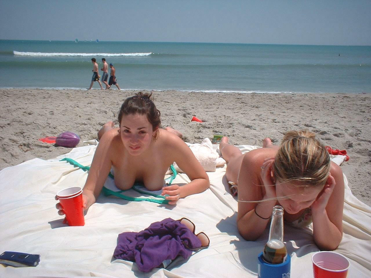 The water feels very good on these nudist's bare skin #72247866