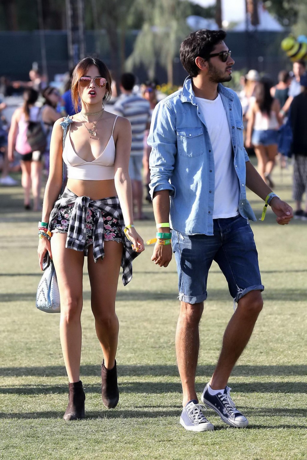 Eiza Gonzalez cleavy and leggy during 2014 Coachella #75199154