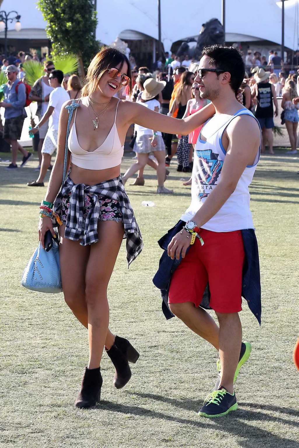 Eiza Gonzalez cleavy and leggy during 2014 Coachella #75199213