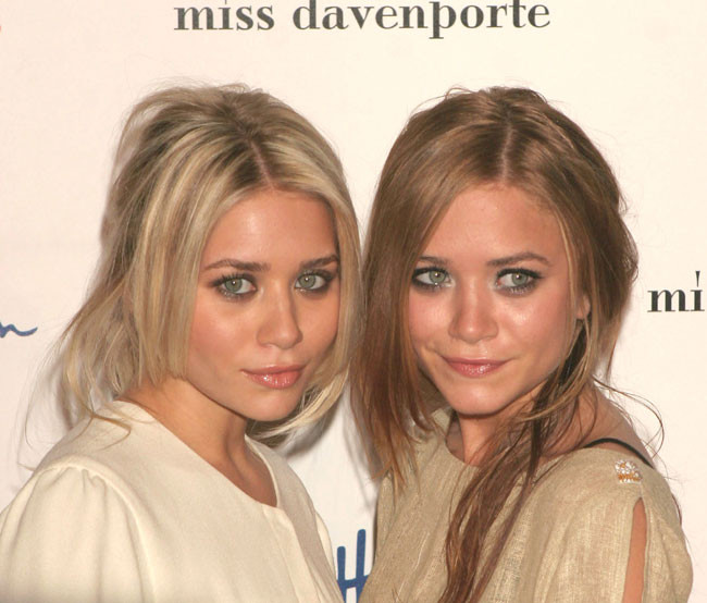 Fine celebs Olsen Twins sexy thongs in public #75421599