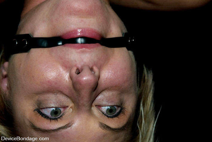 Sultry blonde bdsm slave gets chained up and spanked #72195114